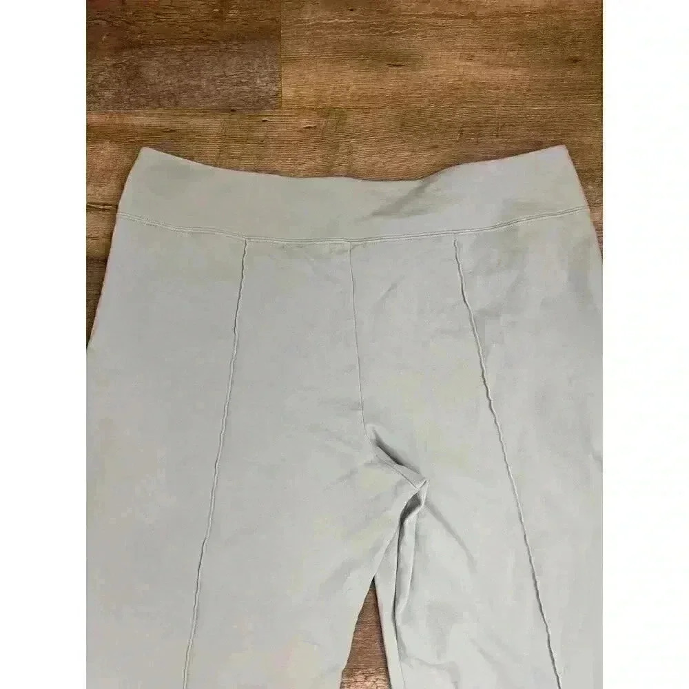 Athleta Eastbound Wide Pants Women's 16 Light Blue Pull On Stretch Athleisure - Picture 7 of 10